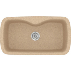 Sanitec Classic 321 Επικαθήμενος Νεροχύτης Γρανίτη Ματ Granite Beige 83x51cm