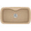 Sanitec Classic 321 Επικαθήμενος Νεροχύτης Γρανίτη Ματ Granite Beige 83x51cm