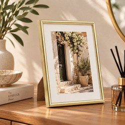 Κορνίζα Αλουμινίου Gold Mat 13X18cm