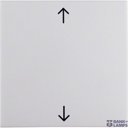 Rocker imprinted arrows symbol, S.1/B.3/B.7, p. white glossy
