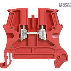 Terminal block Viking 3 - screw - 1 connect - 1 entry/1 outlet - pitch 5 - red
