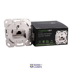 1-port Cat6A Network Socket Insert