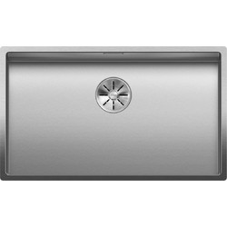 Blanco Claron 700-U Durinox Υποκαθήμενος Νεροχύτης Inox Ματ 74x44cm
