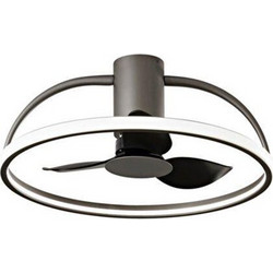 ΑΝΕΜΙΣΤΗΡΑΣ ΟΡΟΦΗΣ HADLEY LED 11W 3000/4000/6000K Φ.60cm Ν. LED-HADLEY-GR