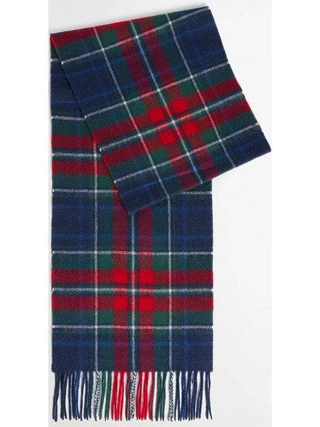 Ανδρικό Μάλλινο Κασκόλ Καρό Μπλε/Κόκκινο Barbour USC0137NY98
