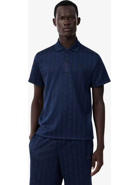 Lacoste DH9787 Ανδρική Μπλούζα Polo Μπλε Σκούρο