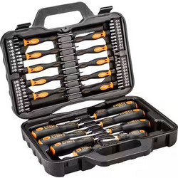NEO TOOLS screwdriver and bit set, 58 pcs