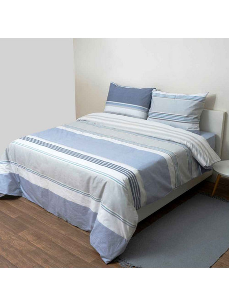 Σετ Πάπλωμα Μονό 160x240 Χάντερ Μπλε