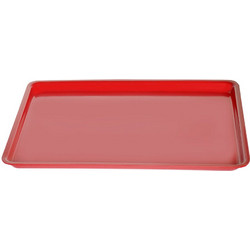 Σετ 12 τεμ. - Δίσκος παρ/μος 27,5x20cm Κόκκινος - SKU -407202