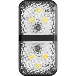 BASEUS LED Προειδοποίησης Ανοιχτής Πόρτας Αυτοκινήτου 2τμχ Μαύρο