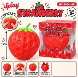 Squishy Strawberry stress-relief 13cm