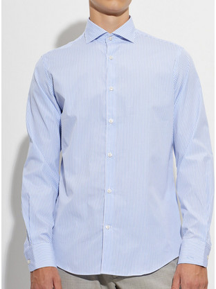 Paul & Shark Soffio Ανδρικό Πουκάμισο Βαμβακερό Light Blue 99313010CF-V11