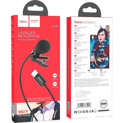Hoco L14 Lavalier Μικρόφωνο Πέτου USB-C