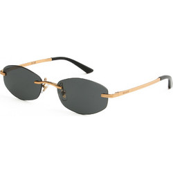 Versace VE2308D 152387 Γυναικεία Γυαλιά Ηλίου Πολυγωνικά Μεταλλικά Χρυσά με Μαύρο Φακό