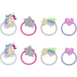 Παιδικά Λαστιχάκια Μαλλιών Mimi & Lula Unicornland Mini Hair Ties 8τμχ