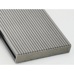 Τάπα WPC deck γραμμωτή 2,4 x 14,6εκ. - γκρι ανοιχτό