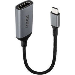 Lindy 43428 Μετατροπέας USB-C male σε HDMI female Γκρι