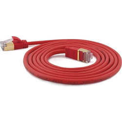 Wantec S/FTP Cat.7 Καλώδιο Δικτύου Ethernet 0.2m Red 7156