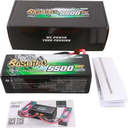Gens ace G-Tech 5500mAh 4S1P 14.8V 60C HardCase RC car Lipo Battery