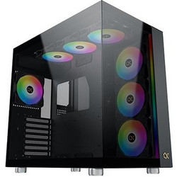 Xigmatek Aqua Ultra Black Gaming Full Tower Κουτί Υπολογιστή με Πλαϊνό Παράθυρο