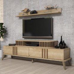 Σύνθεση Τηλεόρασης Eylul - Oak 845Hct3062 (168x51,6x39)