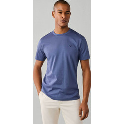 Hackett ανδρικό T-shirt με λογότυπο Classic Fit - HM5000128 Μπλε