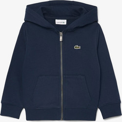 Lacoste Παιδική Ζακέτα Φούτερ Dark Blue 3SJ2704-166