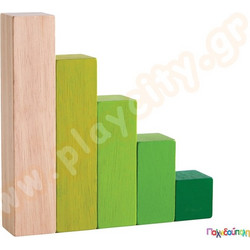 Ξύλινα Εκπαιδευτικά Παιχνίδια Plan Toys- Τουβλάκια Ταξινόμησης Plan Toys