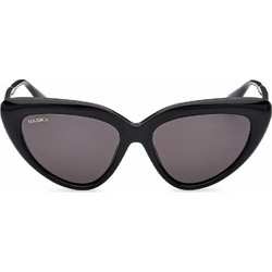 Max & Co MO0047 01A Γυναικεία Γυαλιά Ηλίου Cat Eye Κοκάλινα Μαύρα με Γκρι Polarized Φακό