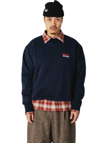 Woodbird Cane Pack Crew Ανδρική Μπλούζα Φούτερ Dark Navy Blue 2646-601
