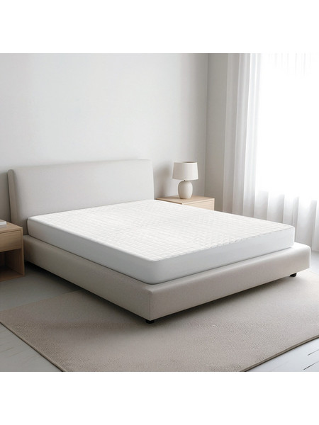 Beauty Home Προστατευτικό στρώματος Micro Καπιτονέ Art 4401 Λευκό