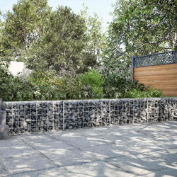 Γκαμπιόν με σύρμα 5 mm και πλέγμα 10x10 cm 900x100x50 εκ. 3465300