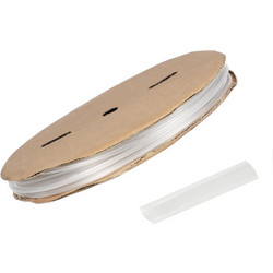 GLOBOSTAR(R) SHRINKTUBE 79811 Θερμοσυστελλόμενο Μακαρόνι Στεγανοποίησης για Neon Flex LED Αδιάβροχο IP65 - Διάφανο - Μ100 x Π0.6 x Υ0.6cm/Π1 x Υ1cm