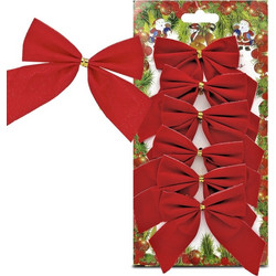 Φιόγκοι σετ=6τεμ 8cm Xmasfest 113272