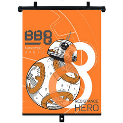 Amio - ΚΟΥΡΤΙΝΑΚΙ ΗΛΙΟΠΡΟΣΤΑΣΙΑΣ ΣΕ ΡΟΛΟ STAR WARS 36x45cm ΓΙΑ ΠΛΑΙΝΟ ΤΖΑΜΙ/ΠΙΣΩ ΠΑΡΜΠΡΙΖ - 1 Τεμ. (S59320/AM)
