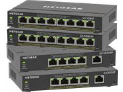 Netgear GS308EPP Unmanaged L2 Switch με 8 Θύρες Ethernet 1Gbps