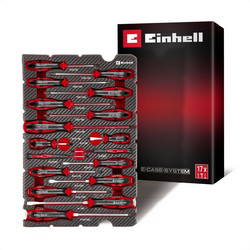 Einhell 49370525 - E-Case Ένθετο Mix & Match Κατσαβίδια 17 τεμ. PH, Ίσια, Torx, Καρμπιρατέρ & Ακριβείας
