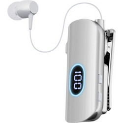 Tradesor K93 Ακουστικό Bluetooth In Silver