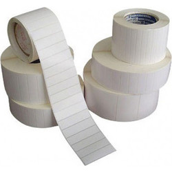Transfer Labels - Αυτοκόλλητες - 30 x 15 mm (διπλές) - 12.000 ετικέτες/ρολό (Φ40mm) PN15351