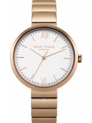 Daisy Dixon Victoria Γυναικείο Ρολόι με Ροζ Χρυσό Μεταλλικό Μπρασελέ DD033RGM