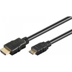 Καλώδιο HDMI 1.4 HDMI Male to Mini HDMI Male 1.5m Black