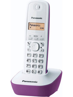 Panasonic KX-TG1611 Ασύρματο Τηλέφωνο Μωβ