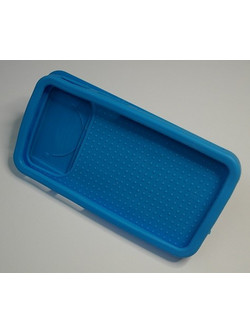 Σκληρή Θήκη Πίσω Κάλυμμα Elastic Universal Με Stand για Smartphones 4.5 έως 5 ίντσες Γαλάζιο (OEM)