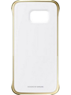 Samsung Clear Cover Gold (Galaxy S6 Edge)