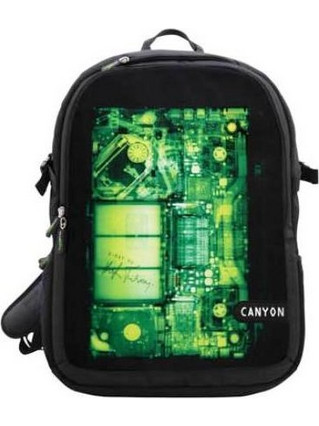 Canyon CNL-NB07X Σακίδιο Πλάτης Μαύρο Πράσινο