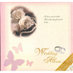 ΑΛΜΠΟΥΜ ΦΩΤΟΓΡΑΦΙΩΝ ΓΑΜΟΥ ROSE PEARL 33x33cm 660173