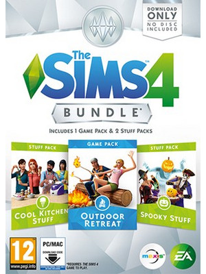 The Sims 4 Bundle Pack (Cool Kitchen Stuff + Outdoor Retreat + Spooky Stuff) PC
