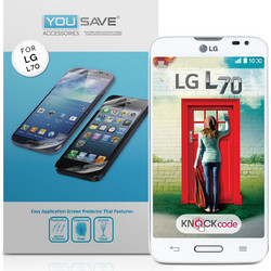 Μεμβράνη Προστασίας Οθόνης LG L70 by Yousave - 3 Τεμάχια (Z610)