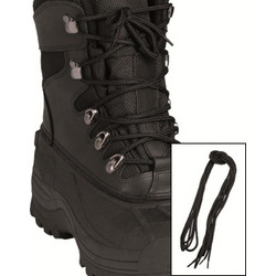 Mil-Tec Shoe Laces 80cm Cotton - Black