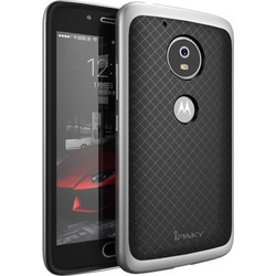 Ipaky PC/TPU Hybrid Θήκη Motorola Moto G5 Plus - Silver - IPAKY